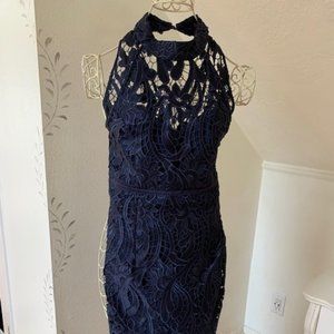 Bardot Navy Blue Cocktail Dress